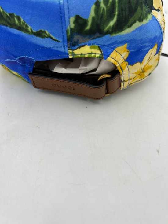 Unisex Gucci Palms and Floral (Hawaiian) Print Baseball Cap. Size small main image 10